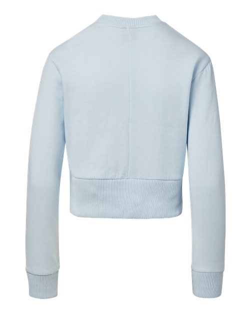 MV Sport Women's Romi Cloud Fleece Crop Crewneck Sweatshirt W22106