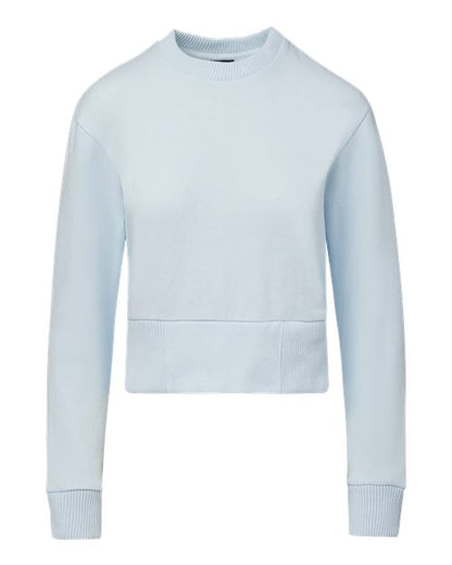 MV Sport Women's Romi Cloud Fleece Crop Crewneck Sweatshirt W22106