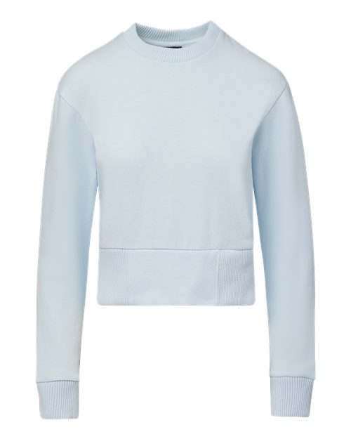 MV Sport Women's Romi Cloud Fleece Crop Crewneck Sweatshirt W22106