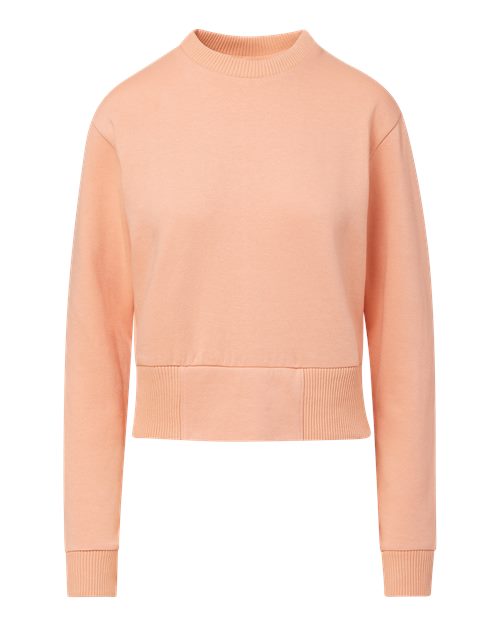 MV Sport Women's Romi Cloud Fleece Crop Crewneck Sweatshirt W22106