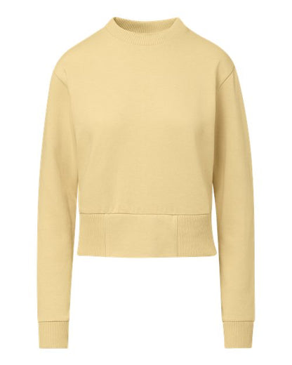 MV Sport Women's Romi Cloud Fleece Crop Crewneck Sweatshirt W22106