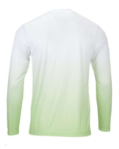Custom EmbroideredParagon Men's Maui Performance Long Sleeve T-Shirt 11924 Mint Green