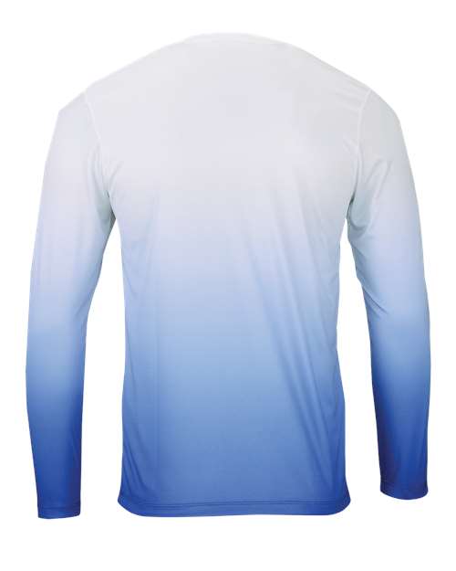 Custom EmbroideredParagon Men's Maui Performance Long Sleeve T-Shirt 11924 Royal