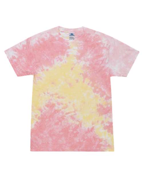 Colortone Youth Multi-Color Tie-Dyed T-Shirt 1000Y Funnel Cake