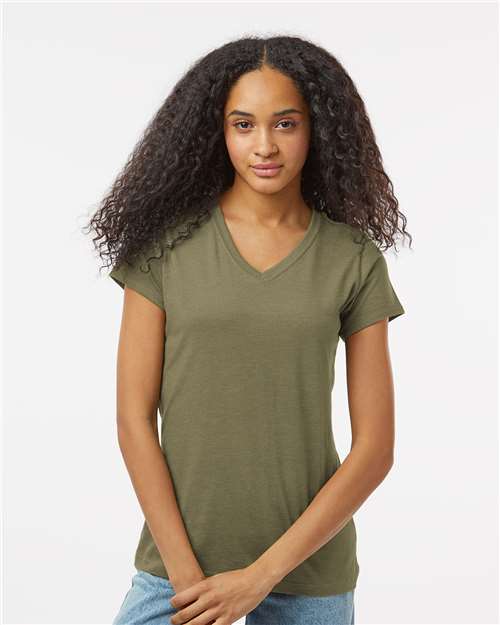 Custom Embroidered  Kastlfel Women's RecycledSoft™ V-Neck T-Shirt 2011  