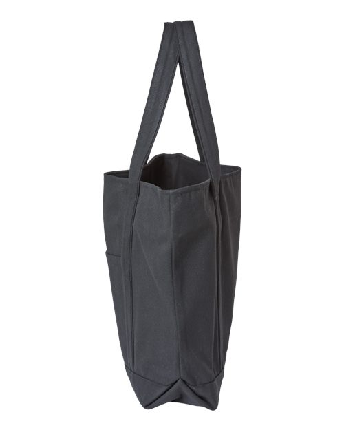 Liberty Bags XL Zippered Cotton Canvas Resort Tote 8873