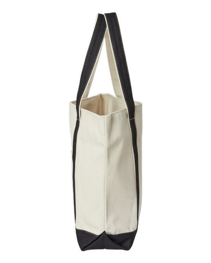 Liberty Bags XL Zippered Cotton Canvas Resort Tote 8873