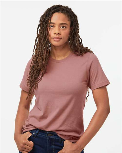 Custom Embroidered  Tultex Combed Cotton T-Shirt 602 Mauve