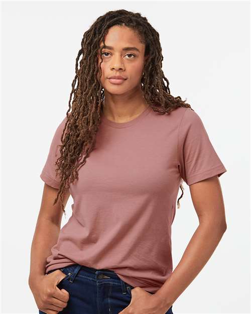 Custom Embroidered  Tultex Combed Cotton T-Shirt 602 Mauve