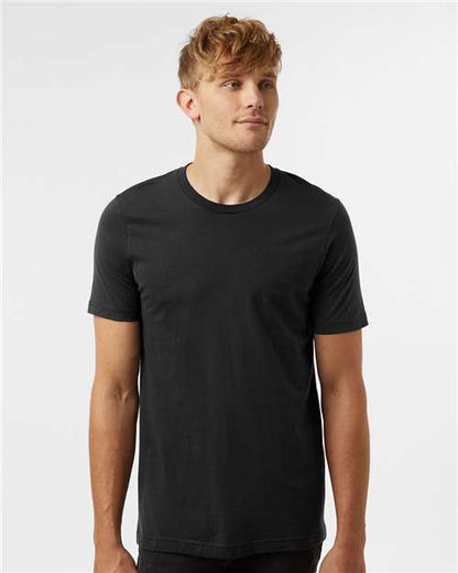 Custom Embroidered  Tultex Combed Cotton T-Shirt 602 Black