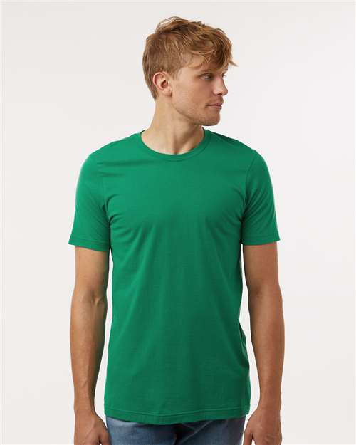 Custom Embroidered  Tultex Combed Cotton T-Shirt 602 Kelly