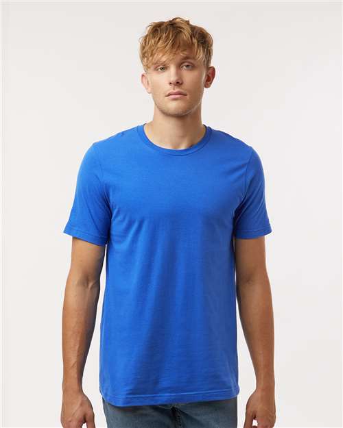 Custom Embroidered  Tultex Combed Cotton T-Shirt 602 Royal