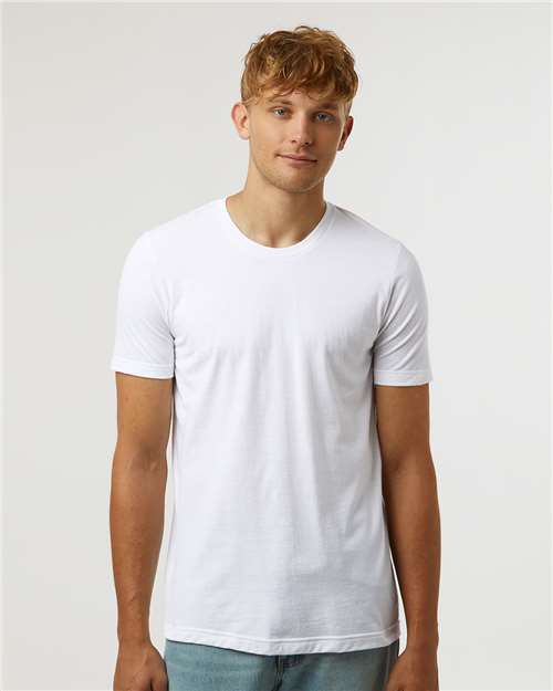 Custom Embroidered  Tultex Combed Cotton T-Shirt 602 White