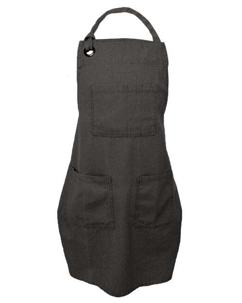 Custom EmbroideredLiberty Bags 5-Pocket Recycled Cotton Denim Apron 11942 Black Denim