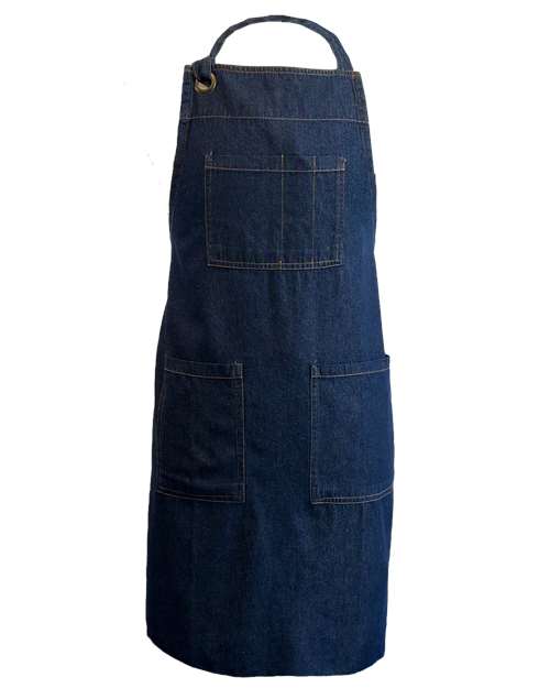 Liberty Bags 5-Pocket Denim Apron 5511 Custom Embroidered Business Logo