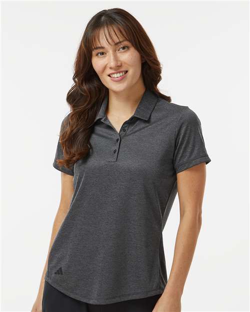 Adidas Women's Space Dyed Polo A592 Custom Embroidered Business Logo