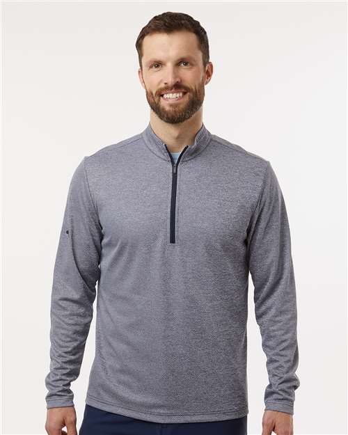 Custom Embroidered  Adidas Space Dyed Quarter-Zip Pullover A593  