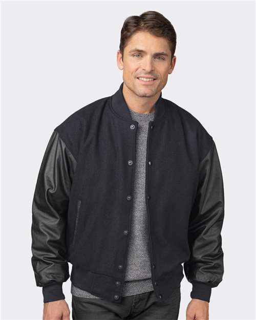 Custom Embroidered  Burk's Bay Classic Varsity Jacket 5000  