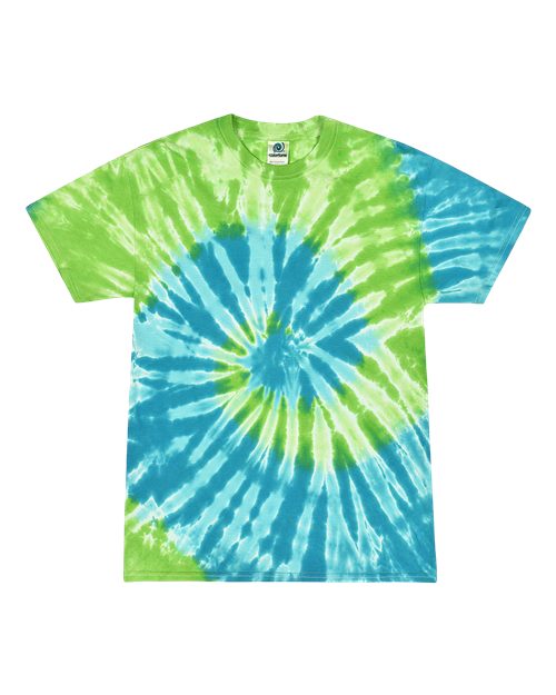 Colortone Youth Multi-Color Tie-Dyed T-Shirt 1000Y Saint Lucia