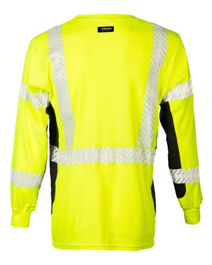 Custom EmbroideredKishigo Unisex FR Long Sleeve T-Shirt 11972 Lime