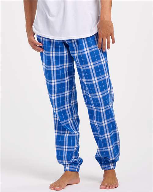 Custom Embroidered  Boxercraft Flannel Joggers BM6625  
