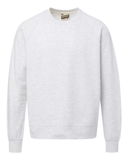 MV Sport Vintage Fleece Raglan Crewneck Sweatshirt 17116