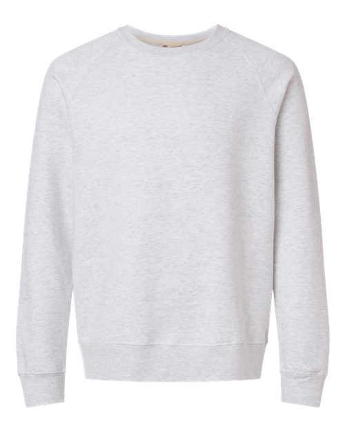 MV Sport Unisex Vintage Fleece Raglan Crewneck Sweatshirt 17116