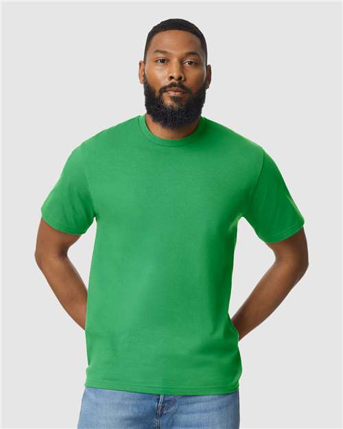 Gildan Softstyle® Midweight T-Shirt 65000 Heliconia Custom Embroidered Business Logo