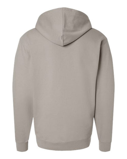 Independent Trading Co. Midweight Hooded Sweatshirt SS4500 Cement Custom Embroidered Business Logo