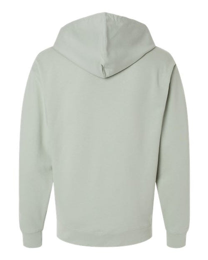 Independent Trading Co. Midweight Hooded Sweatshirt SS4500 Dusty Pink Custom Embroidered Business Logo