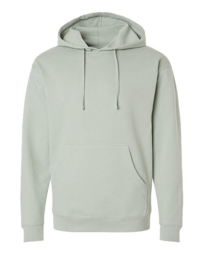 Independent Trading Co. Midweight Hooded Sweatshirt SS4500 Dusty Sage Custom Embroidered Business Logo