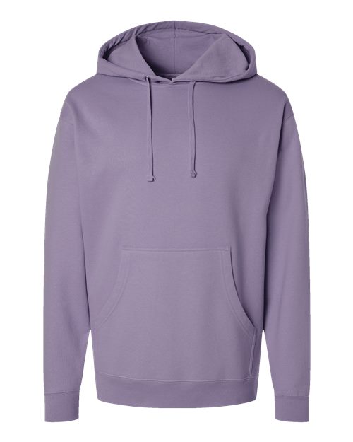 Independent Trading Co. Midweight Hooded Sweatshirt SS4500 Plum Custom Embroidered Business Logo