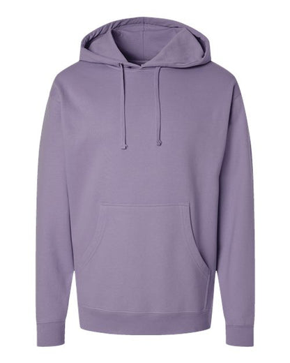 Independent Trading Co. Midweight Hooded Sweatshirt SS4500 Plum Custom Embroidered Business Logo