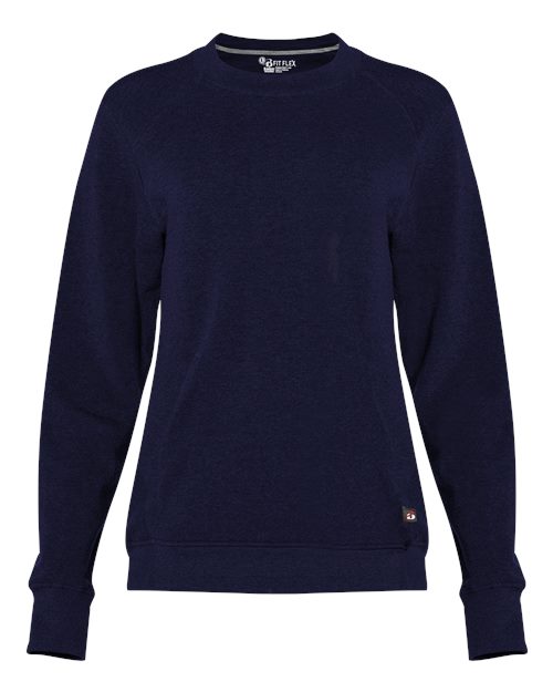 Badger Women's FitFlex French Terry Crewneck Sweatshirt 7998