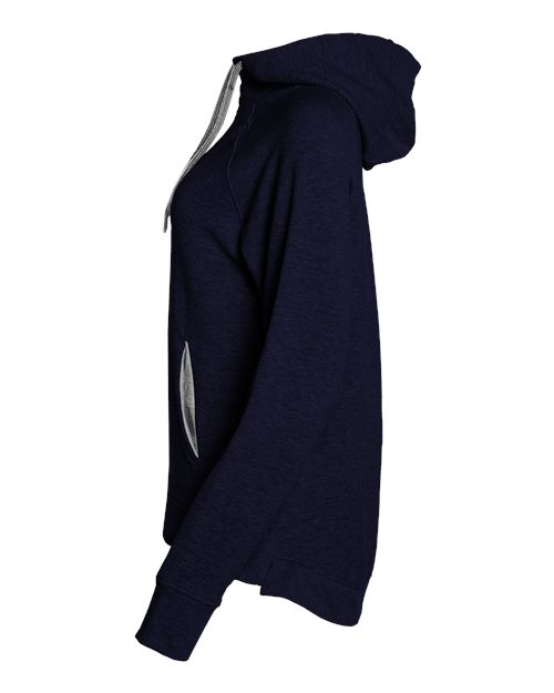 Badger Women's FitFlex French Terry Quarter-Zip Hooded Pullover 8008