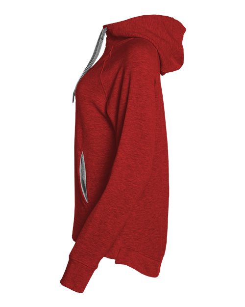 Badger Women's FitFlex French Terry Quarter-Zip Hooded Pullover 8008