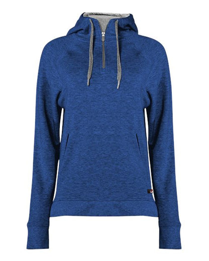 Badger Women's FitFlex French Terry Quarter-Zip Hooded Pullover 8008