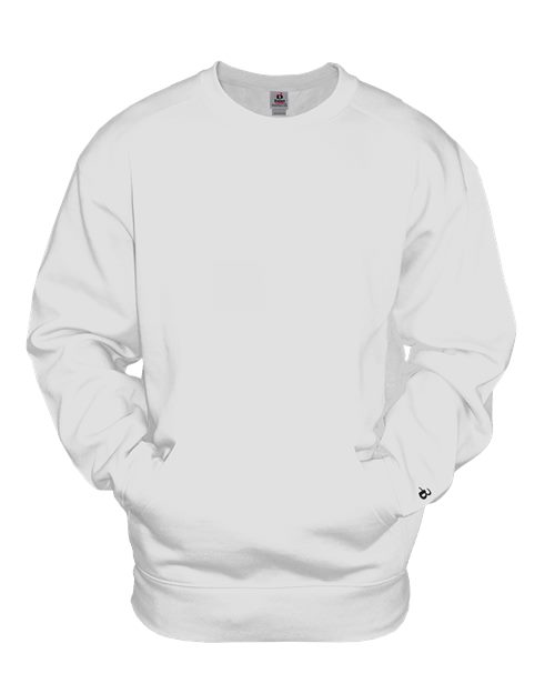 Badger Unisex Pocket Crewneck Sweatshirt 3970