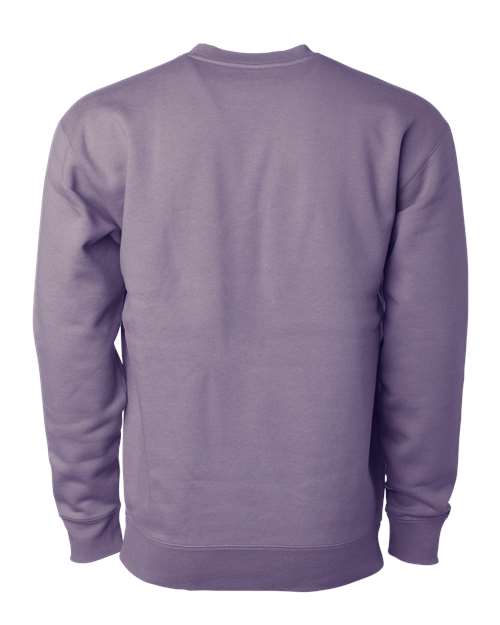Independent Trading Co. Heavyweight Crewneck Sweatshirt IND3000 Navy Custom Embroidered Business Logo