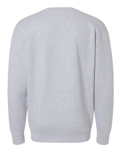 Independent Trading Co. Heavyweight Crewneck Sweatshirt IND3000 Dusty Sage Custom Embroidered Business Logo