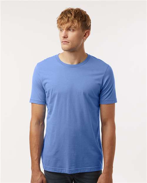 Custom Embroidered  Tultex Combed Cotton T-Shirt 602 Columbia Blue