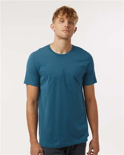 Custom Embroidered  Tultex Combed Cotton T-Shirt 602 Deep Teal