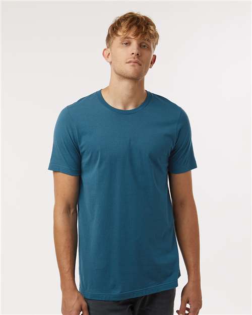 Custom Embroidered  Tultex Combed Cotton T-Shirt 602 Deep Teal