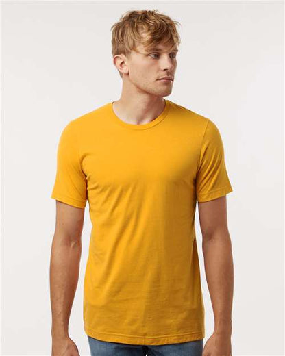 Custom Embroidered  Tultex Combed Cotton T-Shirt 602 Gold