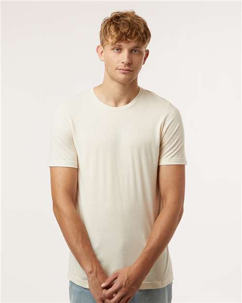 Custom Embroidered  Tultex Combed Cotton T-Shirt 602 Vintage Natural