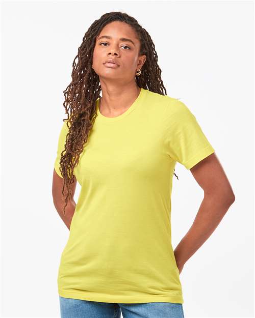 Custom Embroidered  Tultex Combed Cotton T-Shirt 602 Yellow
