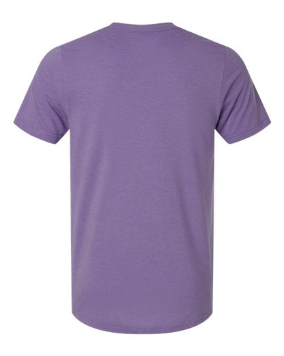 Tultex Combed CVC T-Shirt 602CVC Heather Deep Purple