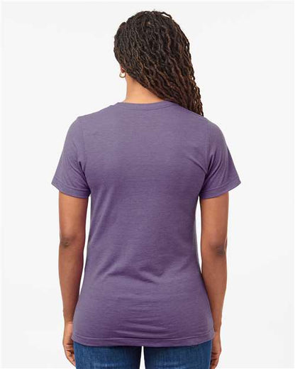 Tultex Combed CVC T-Shirt 602CVC Heather Deep Purple