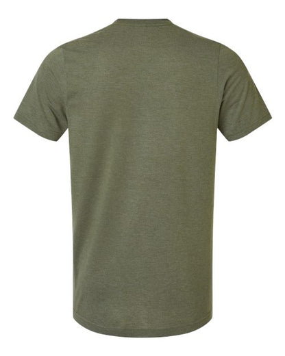 Tultex Combed CVC T-Shirt 602CVC Heather Military Green