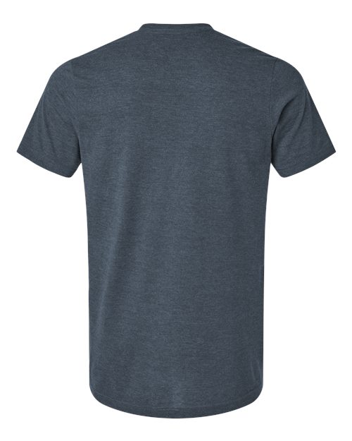 Tultex Combed CVC T-Shirt 602CVC Heather Navy Blue